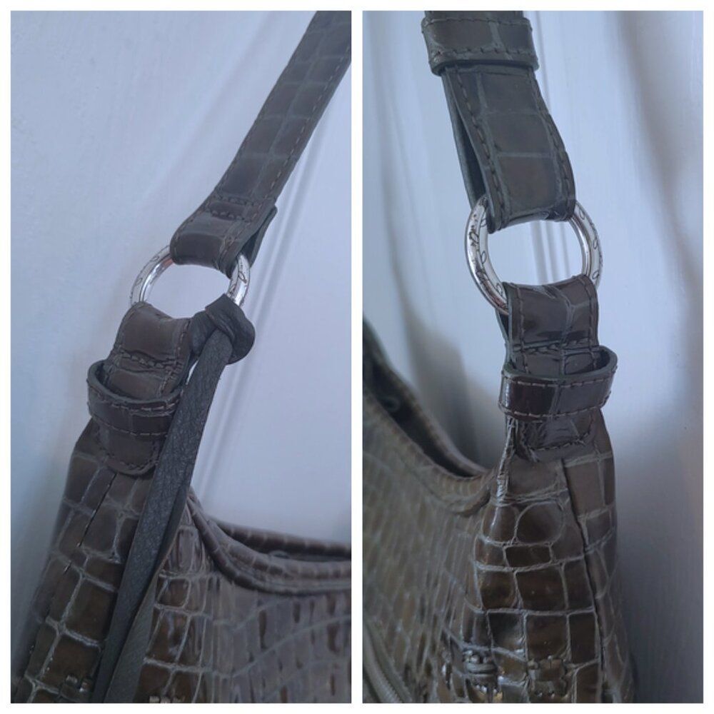 Brighton croc embossed shoulder bag EUC - Picture 7 of 7